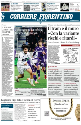 Cover of Corriere Fiorentino