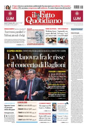 Cover of Il Fatto Quotidiano