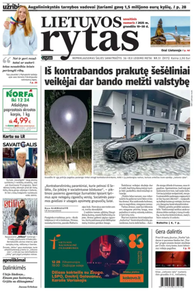 Cover of Lietuvos Rytas