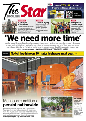 Cover of The Star Malaysia