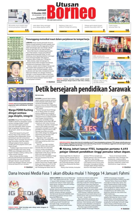 Cover of Utusan Borneo (Sarawak)