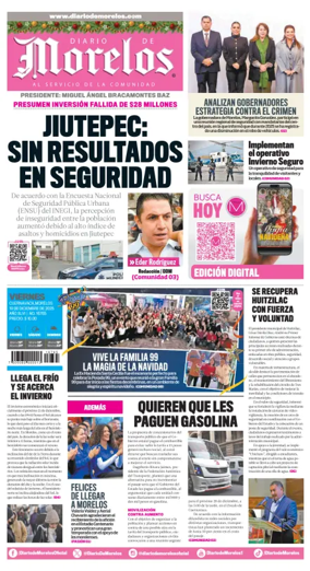 Cover of Diario de Morelos