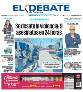 Cover of El Debate de Culiacan