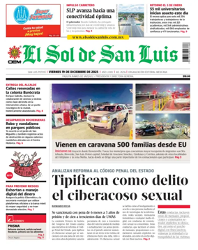 Cover of El Sol de San Luis Potosi