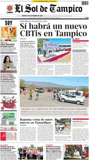 Cover of El Sol de Tampico