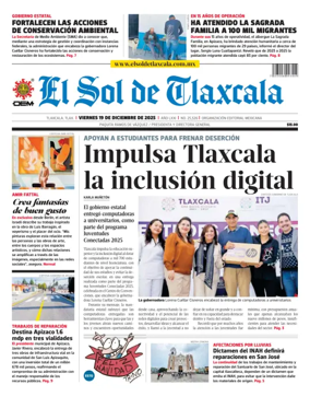 Cover of El Sol de Tlaxcala