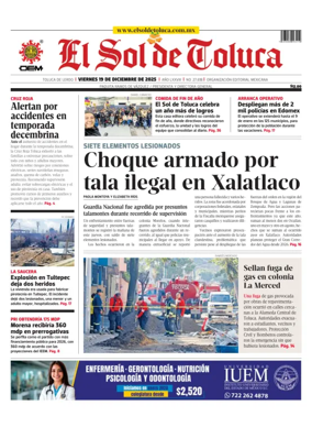 Cover of El Sol de Toluca