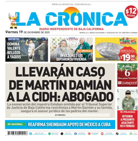 Cover of La Crónica
