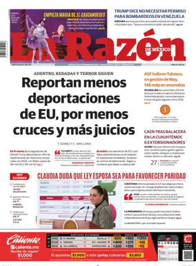 Cover of La Razon de Mexico
