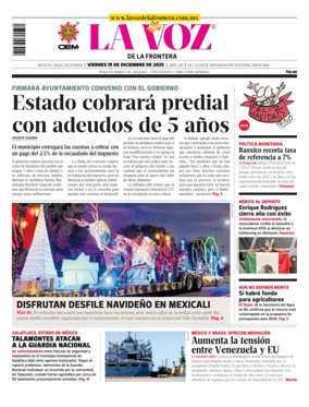 Cover of La Voz de la Frontera