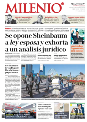 Cover of Milenio Monterrey