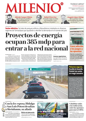 Cover of Milenio Tamaulipas