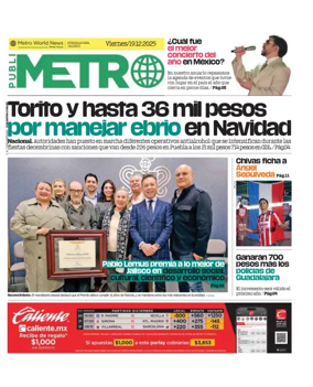 Cover of Publimetro Guadalajara