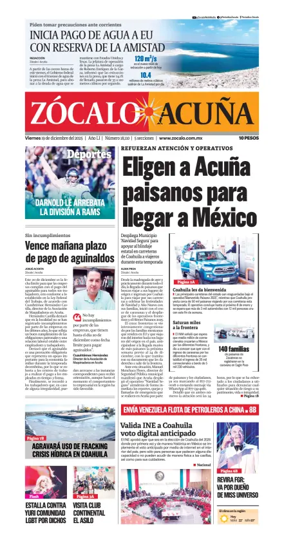 Cover of Zocalo Acuna