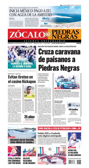 Cover of Zócalo Piedras Negras