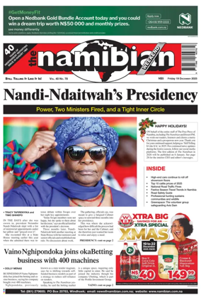 Cover of The Namibian