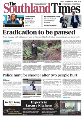 Cover of The Southland Times
