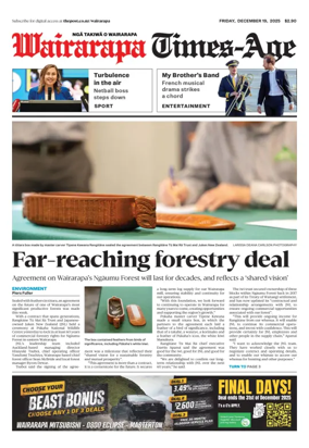 Cover of Wairarapa Times-Age (NZ)