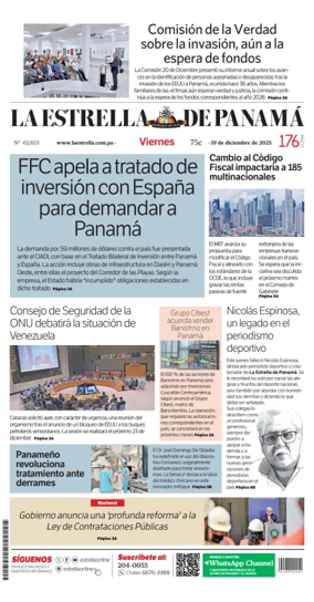 Cover of La Estrella de Panama