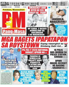 Cover of PM Pang-Masa