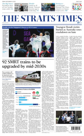 Cover of The Straits Times