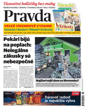 Cover of Pravda of Slovakia