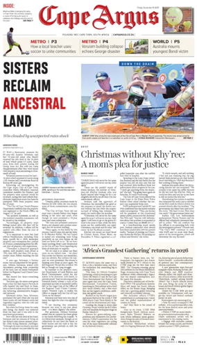 Cover of Cape Argus (PM Edition)