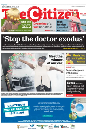 Cover of The Citizen (KZN)
