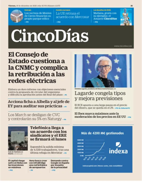 Cover of Cinco Días