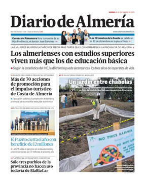 Cover of Diario de Almeria