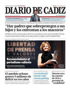 Cover of Diario de Cadiz