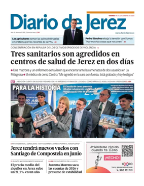 Cover of Diario de Jerez