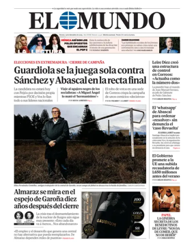 Cover of El Mundo Primera Edicion
