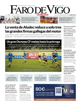 Cover of Faro de Vigo (Ourense)