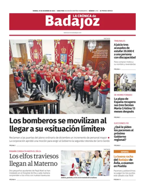 Cover of La Cronica de Badajoz BE