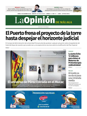 Cover of La Opinión de Málaga