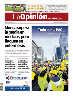 Cover of La Opinion de Murcia