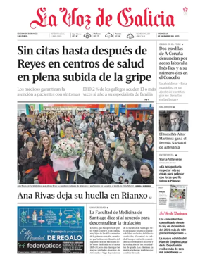 Cover of La Voz de Galicia (Barbanza)