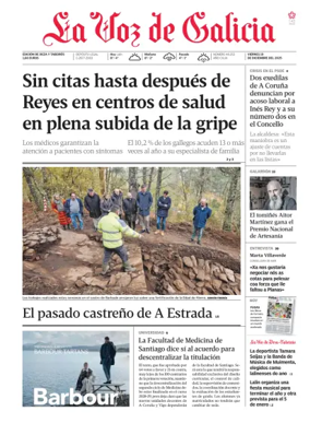 Cover of La Voz de Galicia (Deza)