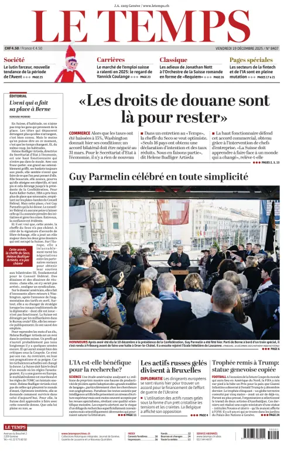Cover of Le Temps