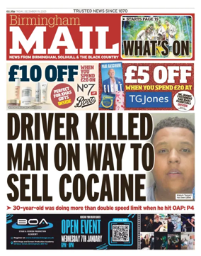Cover of Birmingham Mail