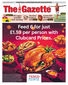 Cover of Blackpool Gazette