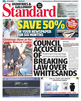 Cover of Dumfries & Galloway Standard