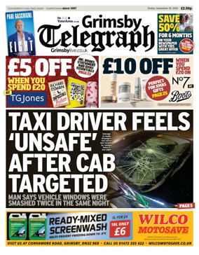 Cover of Grimsby Telegraph