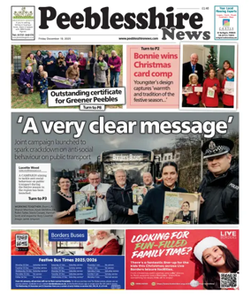 Cover of Peebleshire News