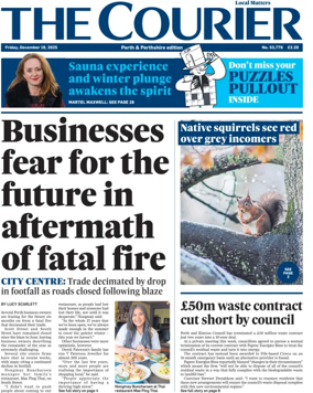 Cover of The Courier & Advertiser (Perth and Perthshire Edition)