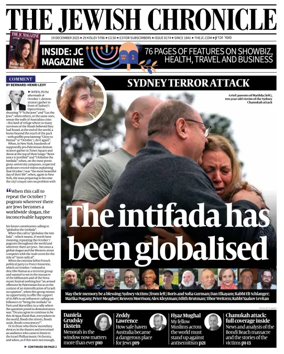 Cover of The Jewish Chronicle
