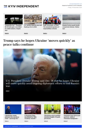 Cover of The Kyiv Independent