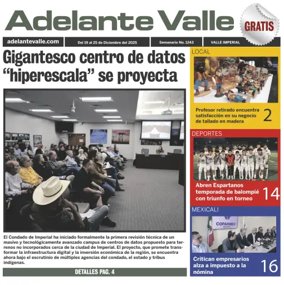 Cover of Adelante Valle