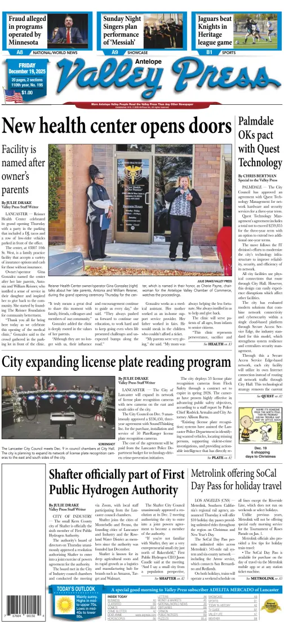 Cover of Antelope Valley Press